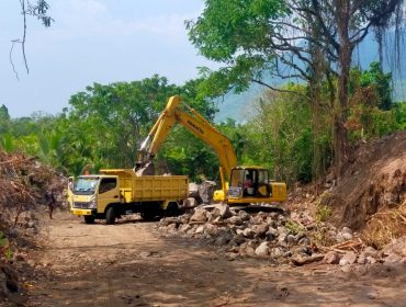 Foto : Istimewa/Lokasi Pengambilan Material Batuan Di kawasan Jikomalamo 