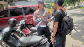 Pengendara yang ditilang Polantas