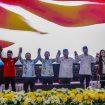 Empat Paslon Gubernur dan Wakil Gubernur Maluku Utara. Foto,:istimewa