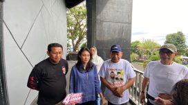 Konferensi Pers Sherly-Sarbi usai rilis hasil survei Indikator di Bela Hotel Ternate, Minggu 10 November 2024.