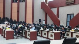 Suasana paripurna pengesahan AKD DPRD Kota Ternate