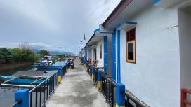 Rumah di Kelurahan Kasturian Kecamatan Ternate Utara, yang dibiayai melalui DAK Bantuan Stimulan Perumahan Swadaya (BSPS)