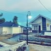 Rumah yang dibangun untuk warga korban banjir Kelurahan Rua